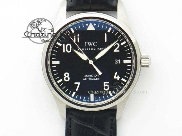 MIROTIME 0321 Pilot Chrono IW377726 ZF 1:1 Best Edition Green Dial on Brown Leather Strap A Trendsetting 7125